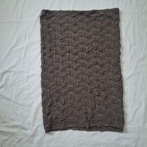 Bailey 44 Brown Ribbed Pencil Skirt